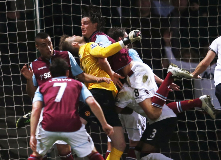 David de Gea and Andy Carroll