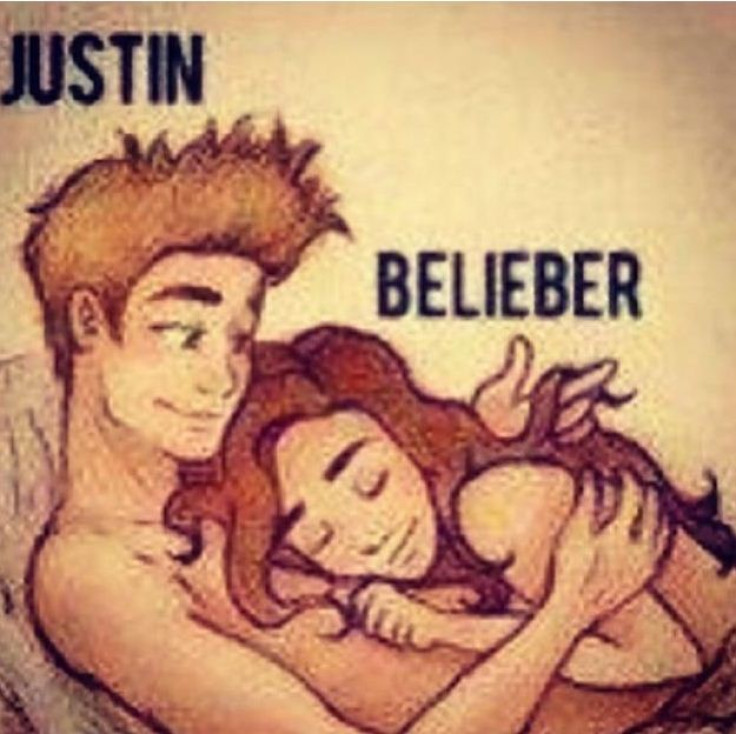 Justin Bieber Posts Cartoon Of Himself In Bed With A Fan