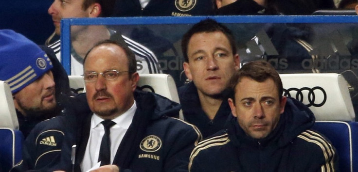 Rafael Benitez and John Terry