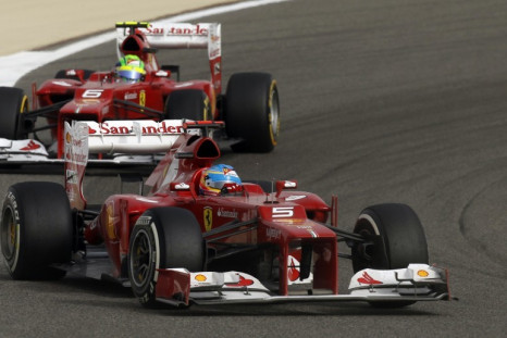 Fernando Alonso and Felipe Massa (Ferrari)