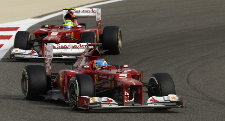 Fernando Alonso and Felipe Masa (Ferrari)