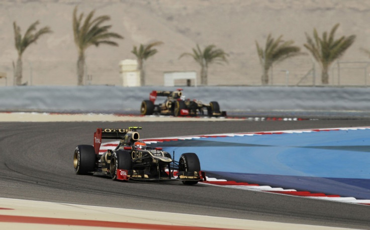 Romain Grosjean and Kimi Raikkonen (Lotus-Renault)