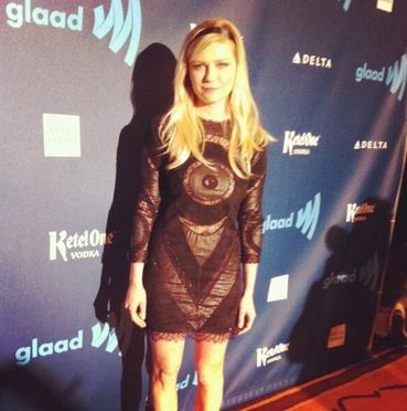 Kirsten Dunst arrives for the 24th Annual GLAAD Media Awards