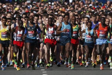 Around 36,000 runner competed in the London Marathon. Many paid their respects to the Boston victims by wearing black ribbons and holding a 30-second silence before the start
