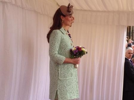 The Duchess of Cambridge met with young people from across Britain who have received the Queen’s Scout Award. Photo: @MrKarlCooper on twitter