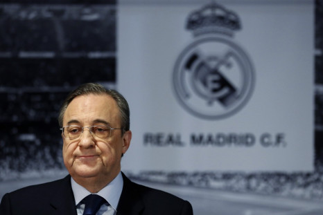 Real Madrid President Florentino Perez