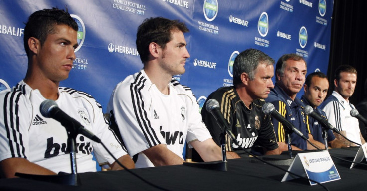 Cristiano Ronaldo, Iker Casillas and Jose Mourinho