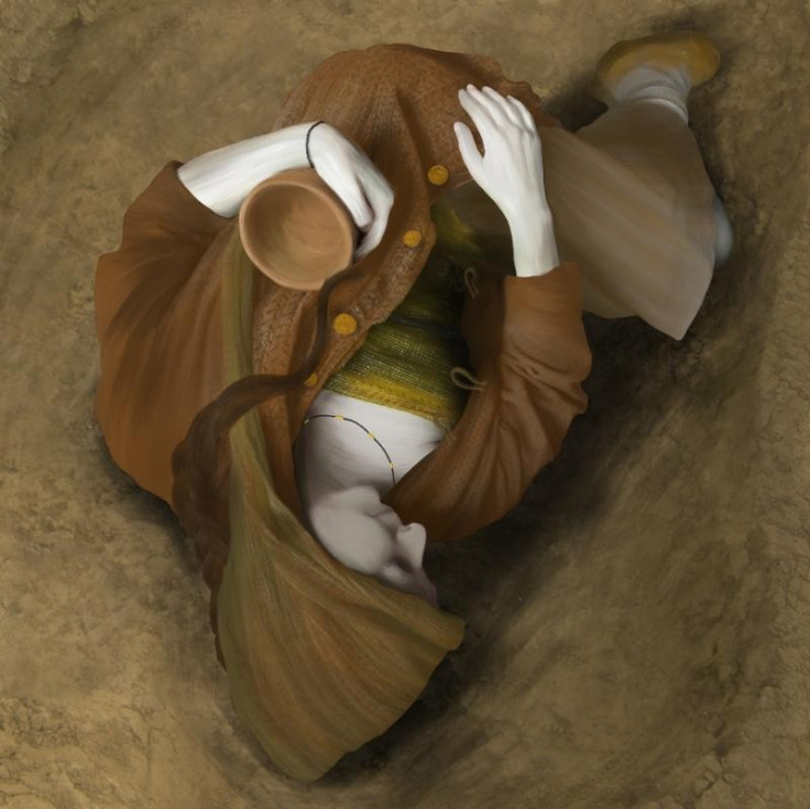 The nature of the burial was also seen as significant (Wessex Archaeology)