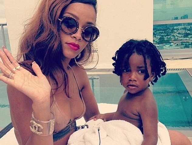 Riahanna and toddler