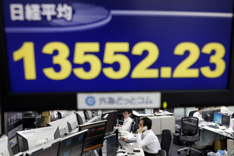Nikkei share average in Tokyo