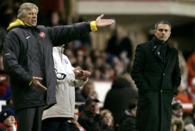 Arsene Wenger and Jose Mourinho