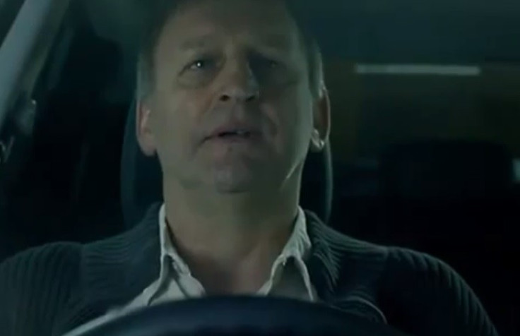 The advert showed a man attempting suicide in his car