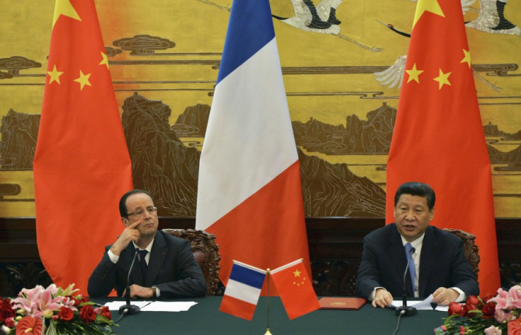 French President Francois Hollande and Chinese President Xi Jinping