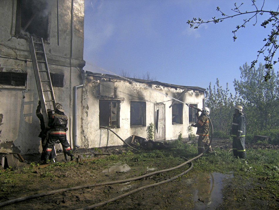Russia hospital fire tragedy