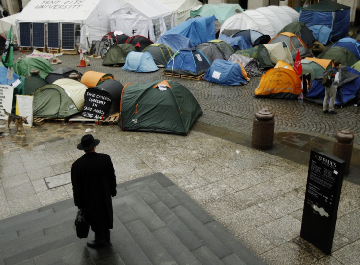 Malcolm Blackman is accused of raping the woman during the Occupy St Paul's protests last year (Reuters)