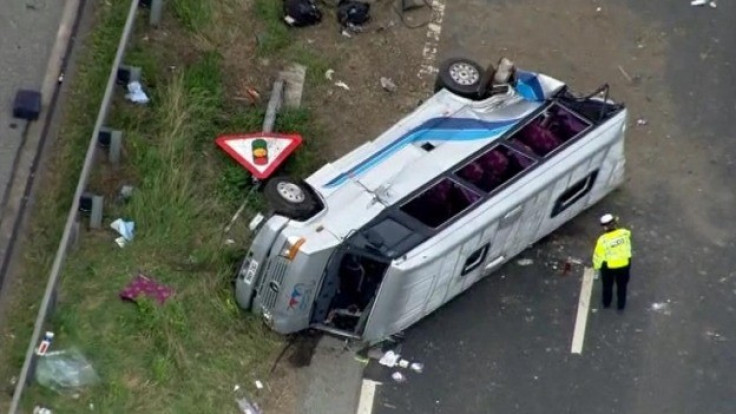 Firefighters described the crash as "the worst they had seen in a number of years" (ITV)