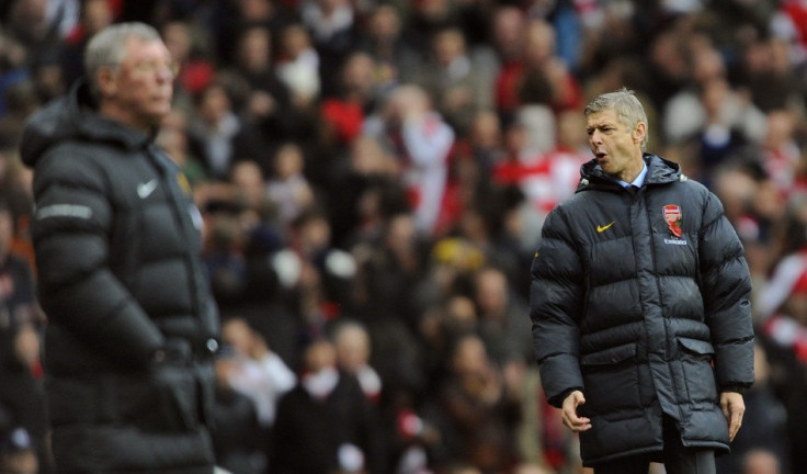 Sir Alex Ferguson (L) and Arsene Wenger