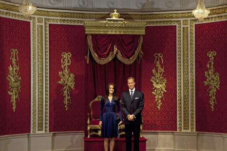 Waxwork models of Prince William and his wife Catherine, Duchess of Cambridge are unveiled at Madame Tussauds in London April 4, 2012.