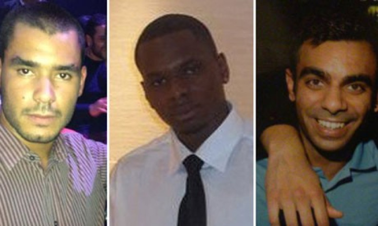 Grant Cameron, Karl Williams and Suneet Jeerh have been sentenced to four years in jail in Dubai following accusations they were tortured by police (Reprieve)
