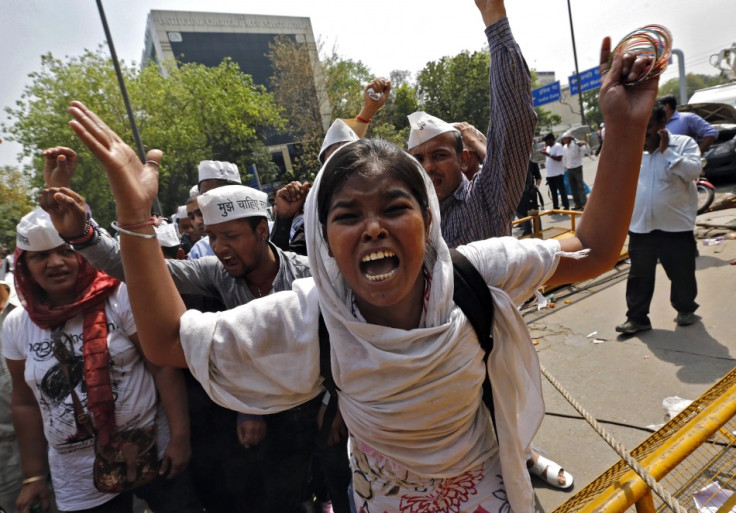 Protesters outside police were angry at police inaction