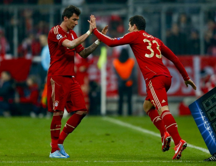 Mario Gomez (R) and Mario Mandzukic