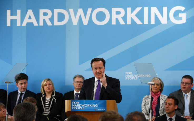 David Cameron on campaign trail