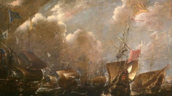 © Wikimedia commons Battle for Guetaria (1638), another painting by the Flemish painter. © Wikimedia commons Battle for Guetaria (1638), another painting by the Flemish painter.