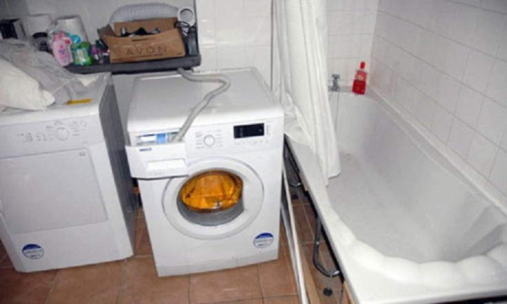 Washing machine in Bridger's home