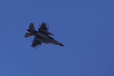 An Israeli F16 fighter jet