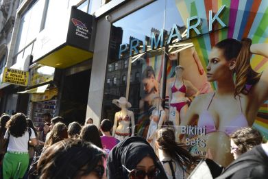 Primark clothing shop in central London