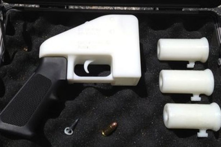 3D printed gun test fire Defense Distributed