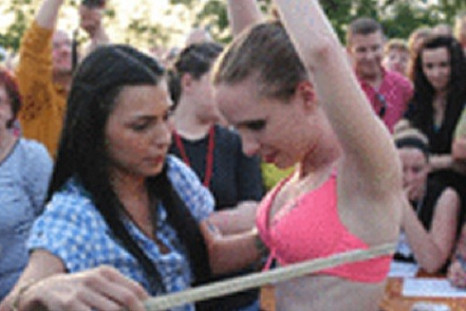 Woman has breasts measures for good cause