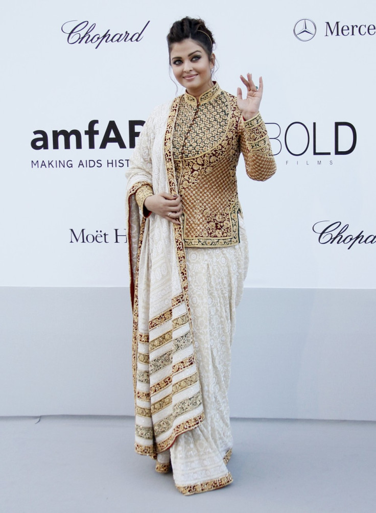 Actress Aishwarya Rai arrives for amfAR's Cinema Against AIDS 2012 event in Antibes during the 65th Cannes Film Festival May 24, 2012. (Reuters)