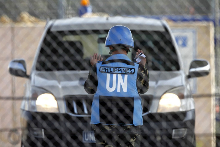 Filipino peacekeepers Syria