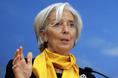 International Monetary Fund (IMF) Managing Director Christine Lagarde speaks at the seminar on Fiscal Policy, Equity, and Long-Term Growth in Developing Countries during 2013 Spring Meeting of the International Monetary Fund and World Bank in Washington,