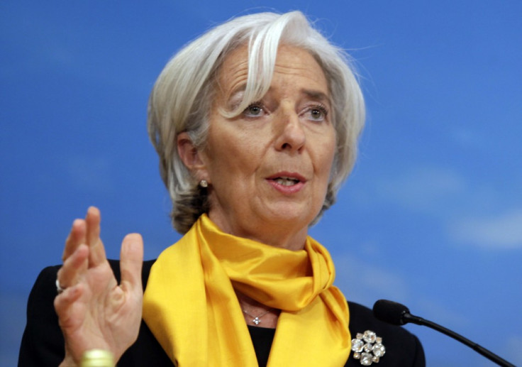 International Monetary Fund (IMF) Managing Director Christine Lagarde speaks at the seminar on Fiscal Policy, Equity, and Long-Term Growth in Developing Countries during 2013 Spring Meeting of the International Monetary Fund and World Bank in Washington,