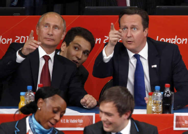 Cameron in Russia