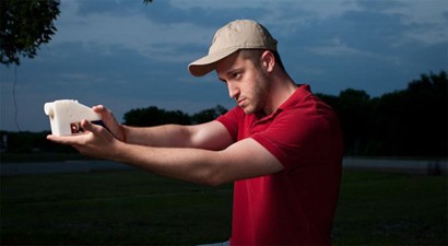 Defence Distributed's Cody Wilson with The Liberator