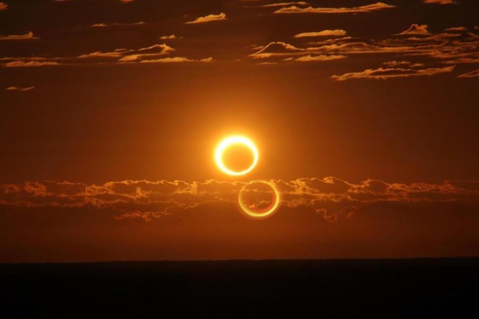 Annular solar eclipse at Australia