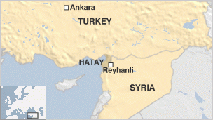 The Turkish town of Reyhanli, near the Syrian border (endtimebibleprophecy.wordpress.com)