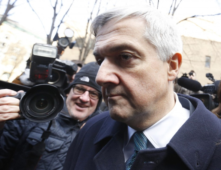 Chris Huhne after admitting his guilt