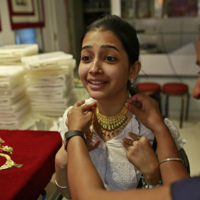 Indians shopping for gold after prices fell