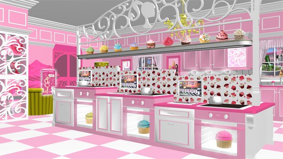 barbie kitchen room