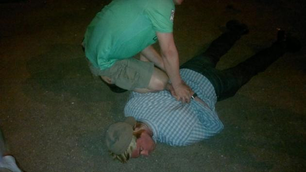 Russian media have shown the alleged CIA agent Ryan Fogle being detained (FSB/Russia Today)
