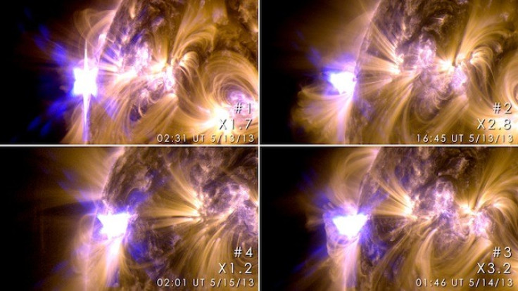 New images of solar flares from NASA