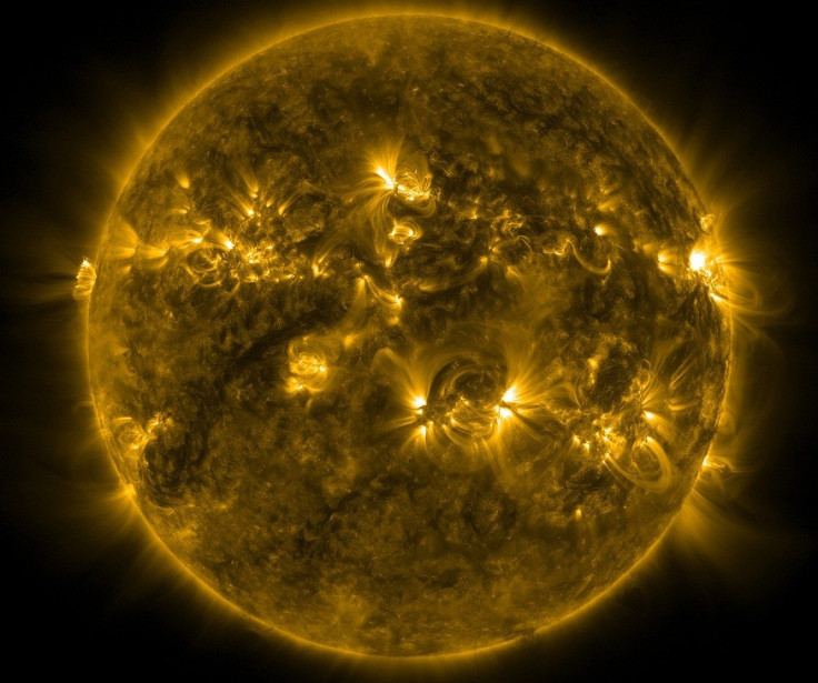 The sun, last month