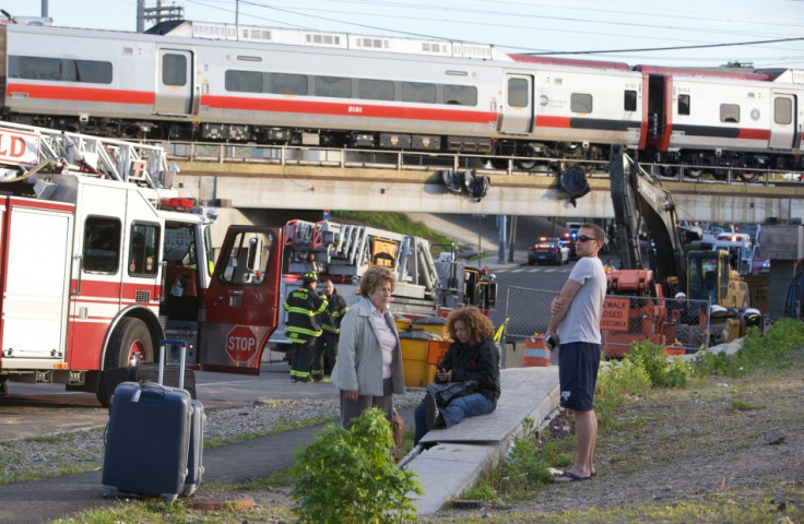Train crash in Connecticut