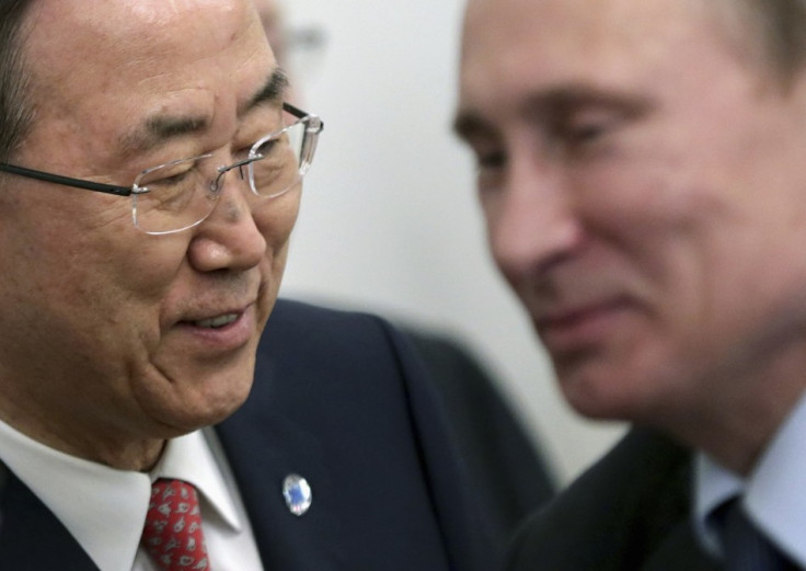 Ban Ki-moon and Putin