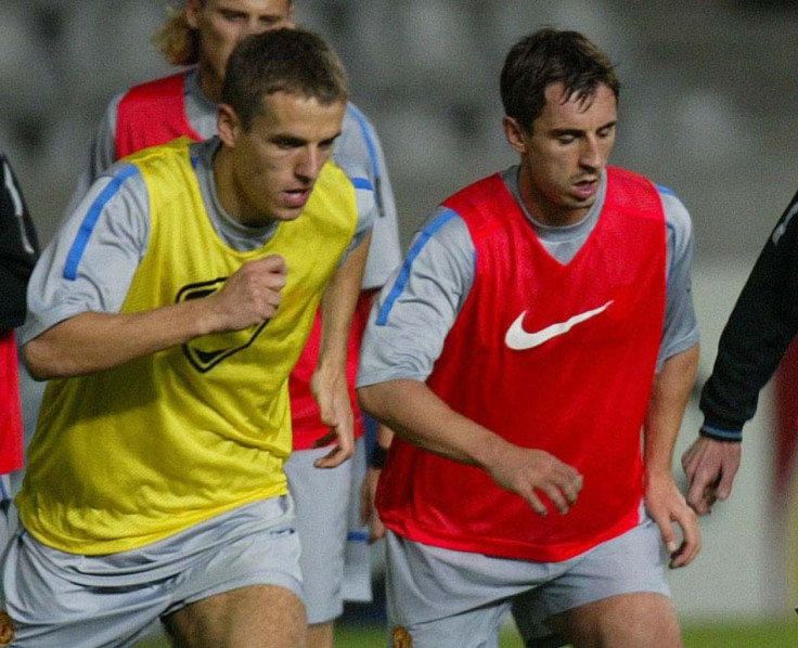 Neville Neville is the father of former footballers Phil (L) and Gary (Reuters)