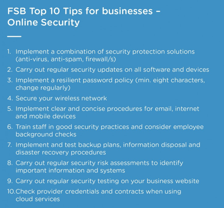 FSB top ten tips